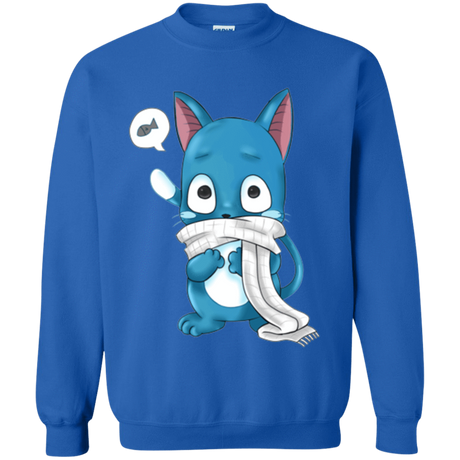 Sweatshirts Royal / Small Happy Crewneck Sweatshirt