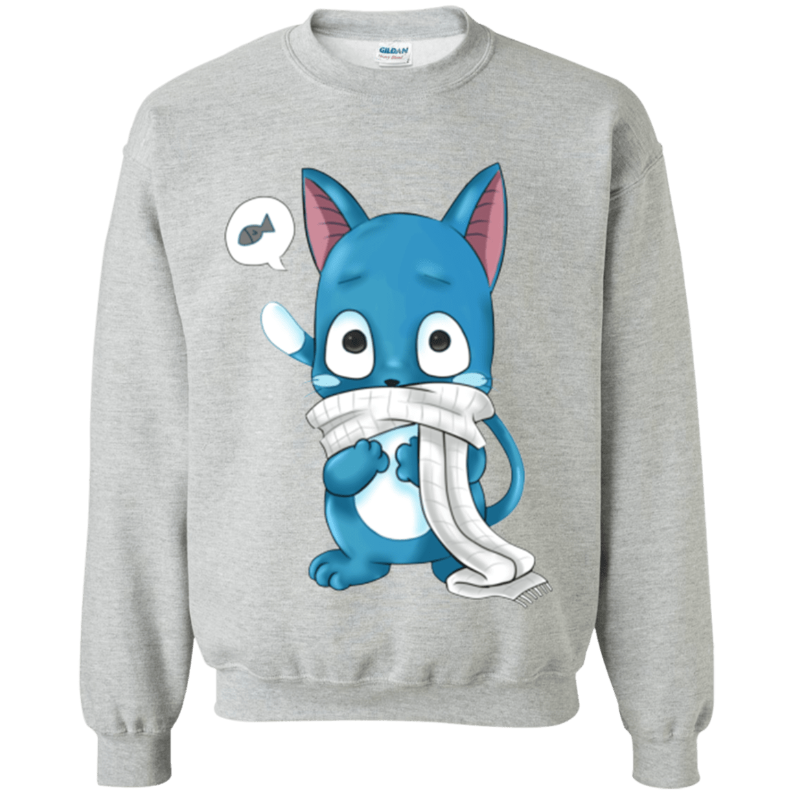 Sweatshirts Sport Grey / Small Happy Crewneck Sweatshirt