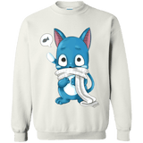 Sweatshirts White / Small Happy Crewneck Sweatshirt