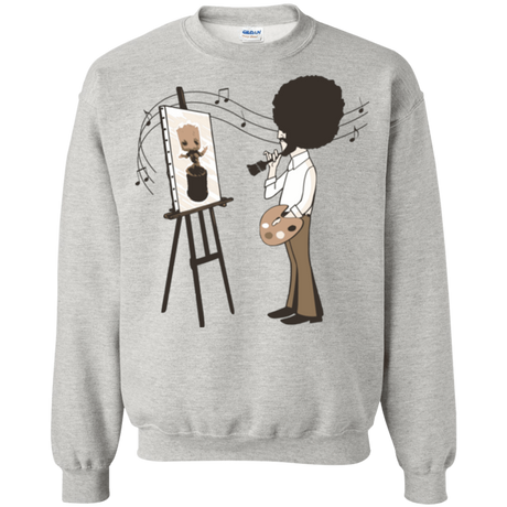 Sweatshirts Ash / Small Happy Little Tree Crewneck Sweatshirt