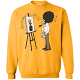 Sweatshirts Gold / Small Happy Little Tree Crewneck Sweatshirt