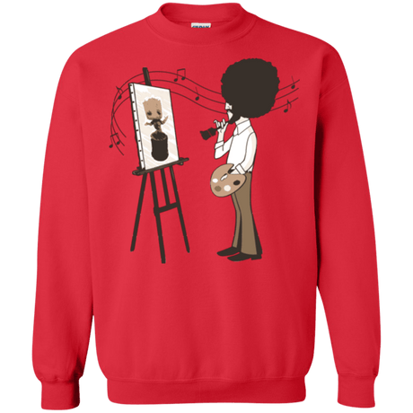 Sweatshirts Red / Small Happy Little Tree Crewneck Sweatshirt