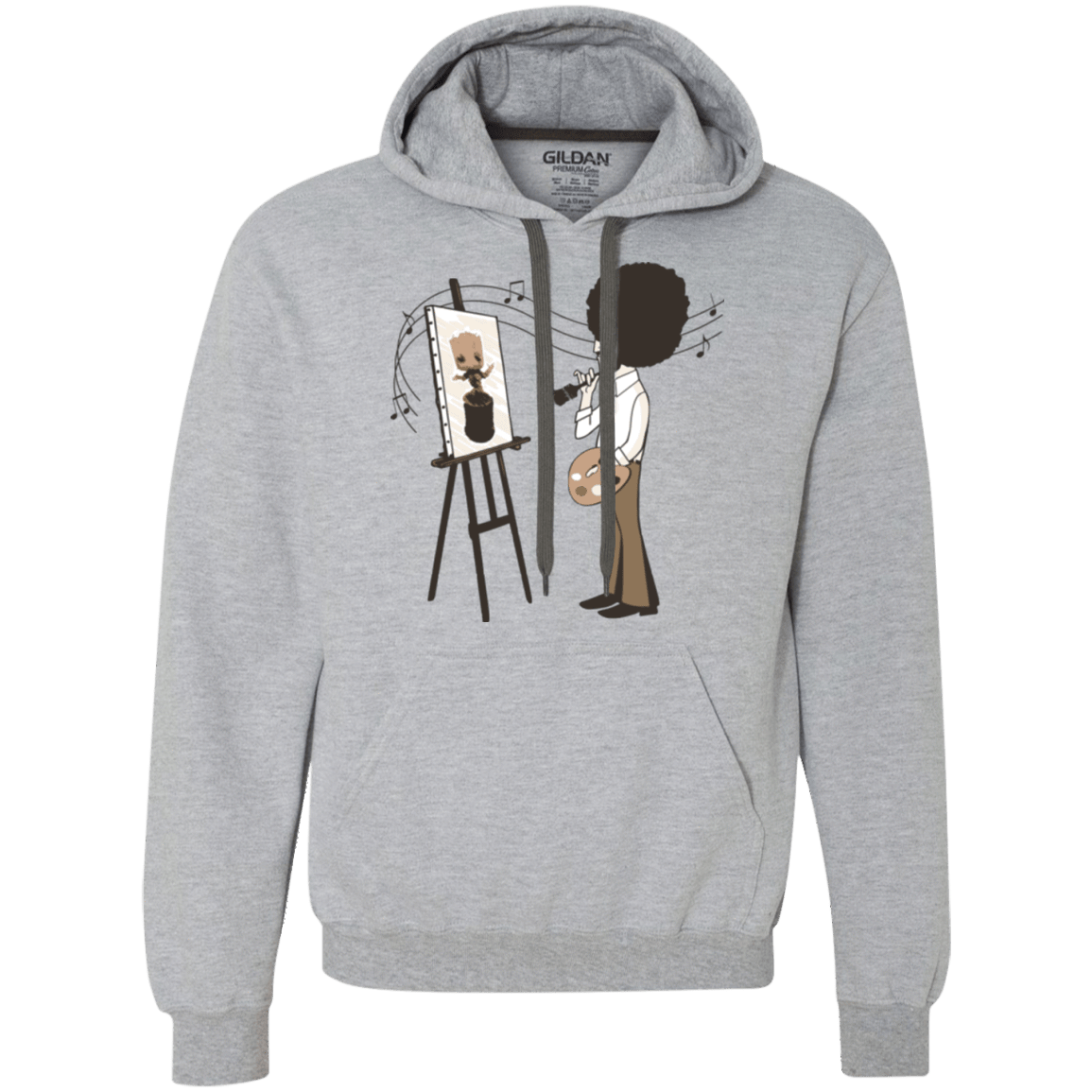 Sweatshirts Sport Grey / Small Happy Little Tree Premium Fleece Hoodie