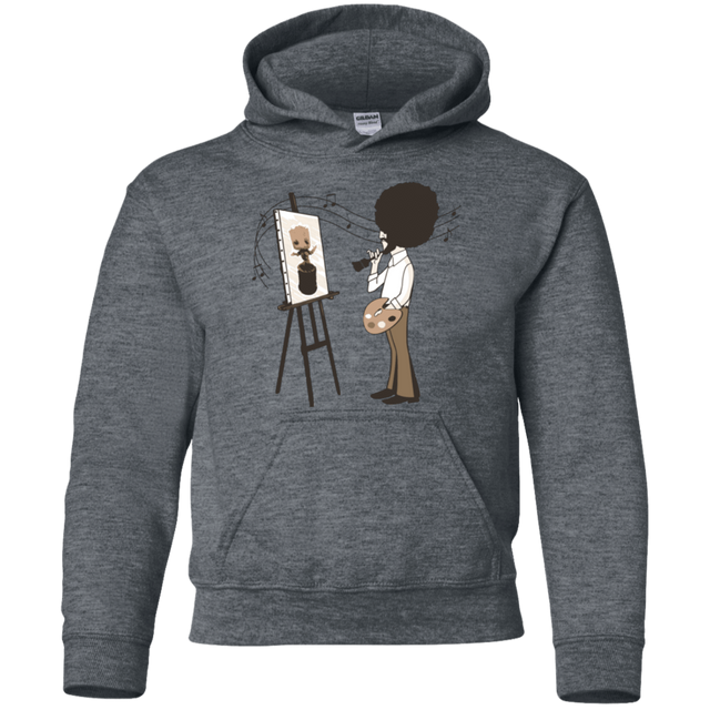 Sweatshirts Dark Heather / YS Happy Little Tree Youth Hoodie