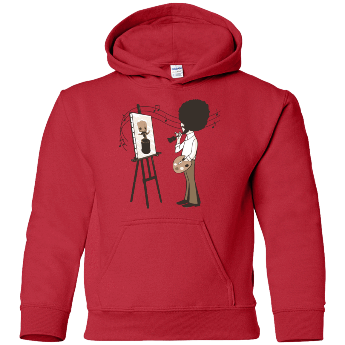 Sweatshirts Red / YS Happy Little Tree Youth Hoodie