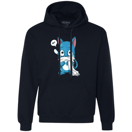 Sweatshirts Navy / Small Happy Premium Fleece Hoodie