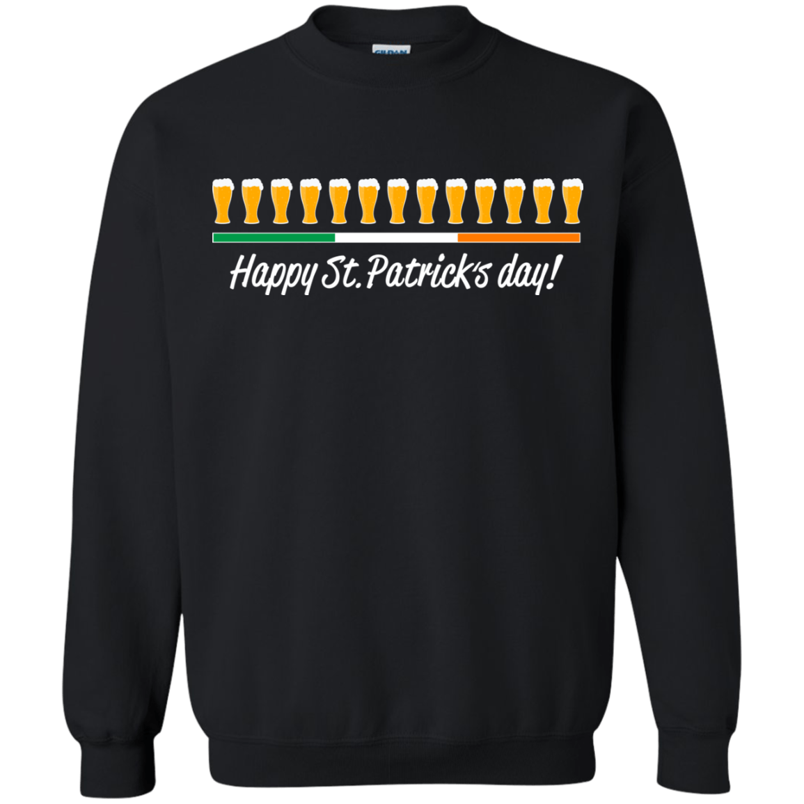 Sweatshirts Black / Small Happy St.Patricks Day Crewneck Sweatshirt