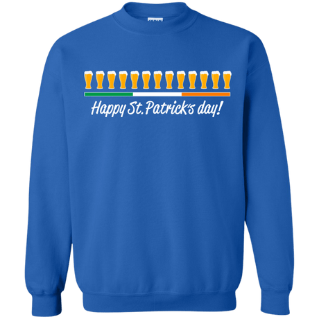 Sweatshirts Royal / Small Happy St.Patricks Day Crewneck Sweatshirt