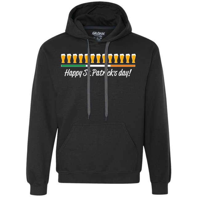 Sweatshirts Black / Small Happy St.Patricks Day Premium Fleece Hoodie