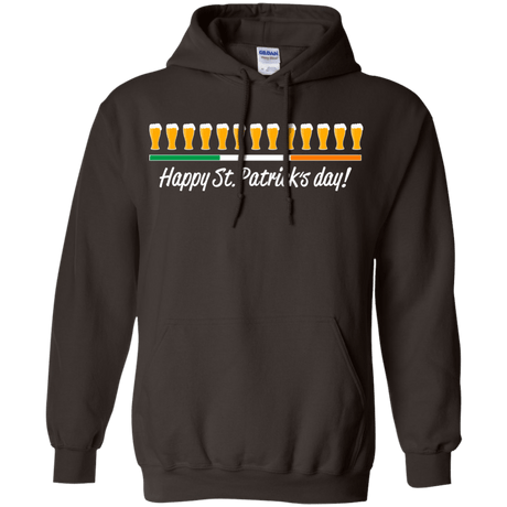 Sweatshirts Dark Chocolate / Small Happy St.Patricks Day Pullover Hoodie