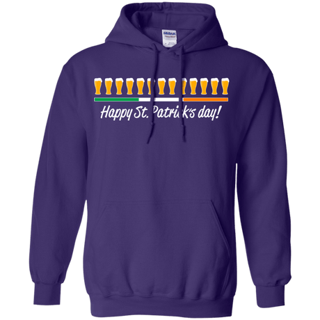 Sweatshirts Purple / Small Happy St.Patricks Day Pullover Hoodie