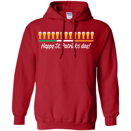 Sweatshirts Red / Small Happy St.Patricks Day Pullover Hoodie