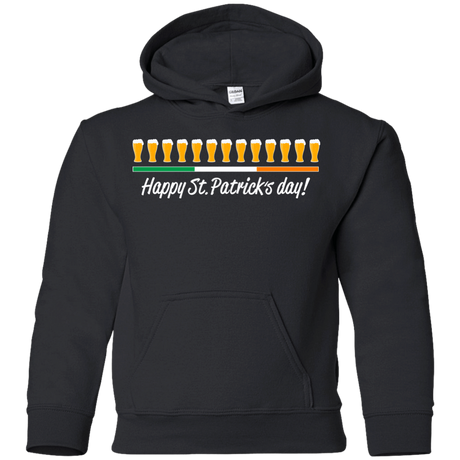 Sweatshirts Black / YS Happy St.Patricks Day Youth Hoodie