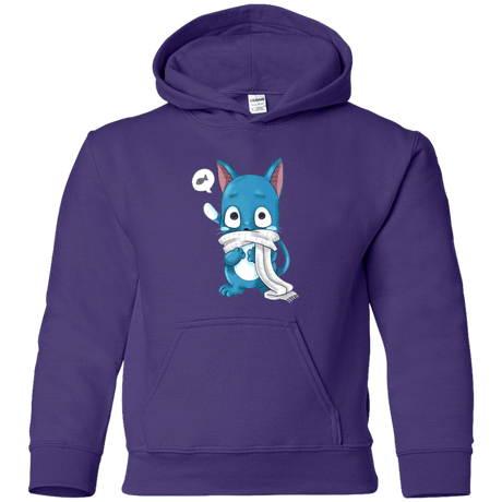 Sweatshirts Purple / YS Happy Youth Hoodie