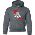 Sweatshirts Dark Heather / YS Harlequin Youth Hoodie