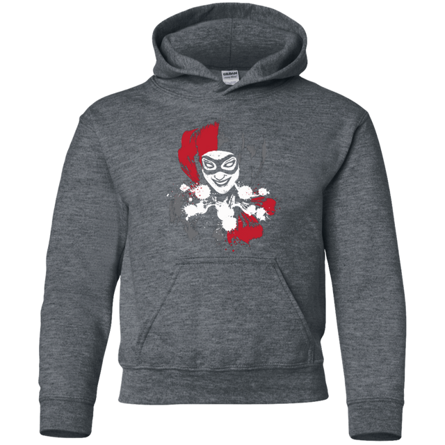Sweatshirts Dark Heather / YS Harlequin Youth Hoodie