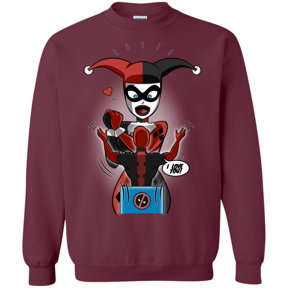 Sweatshirts Maroon / S Harley & Pool Crewneck Sweatshirt