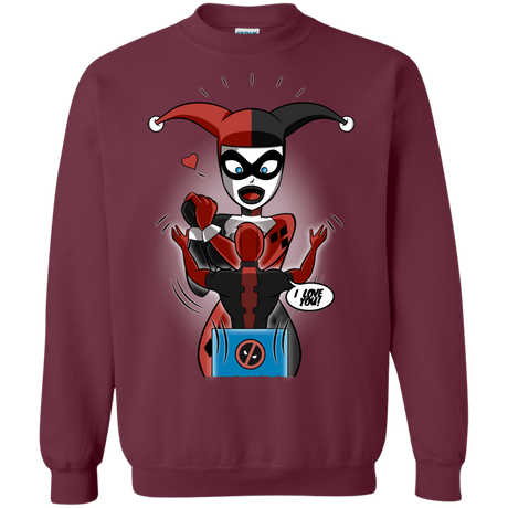 Sweatshirts Maroon / S Harley & Pool Crewneck Sweatshirt