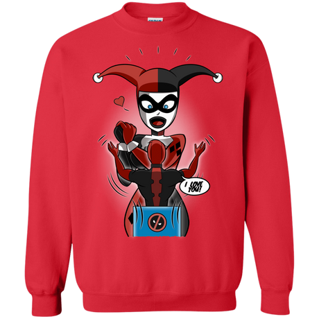 Sweatshirts Red / S Harley & Pool Crewneck Sweatshirt