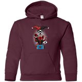 Sweatshirts Maroon / YS Harley & Pool Youth Hoodie