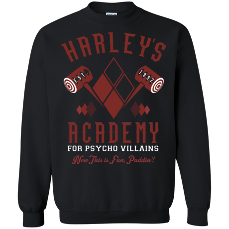 Sweatshirts Black / Small Harley's Academy Crewneck Sweatshirt