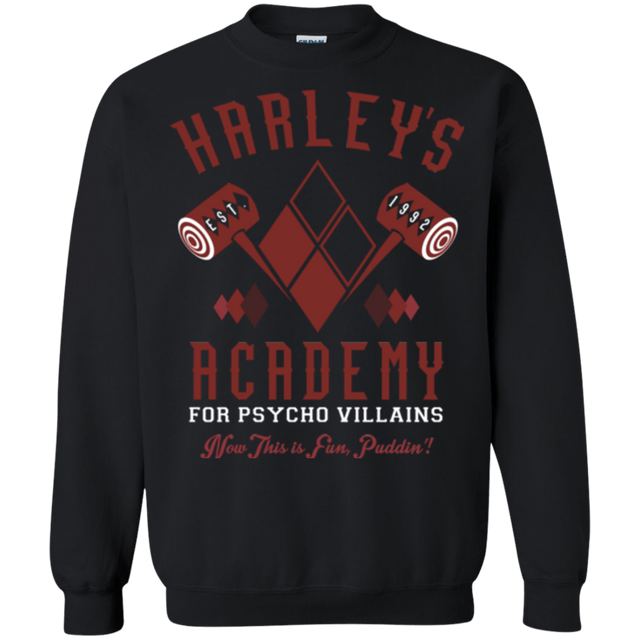 Sweatshirts Black / Small Harley's Academy Crewneck Sweatshirt