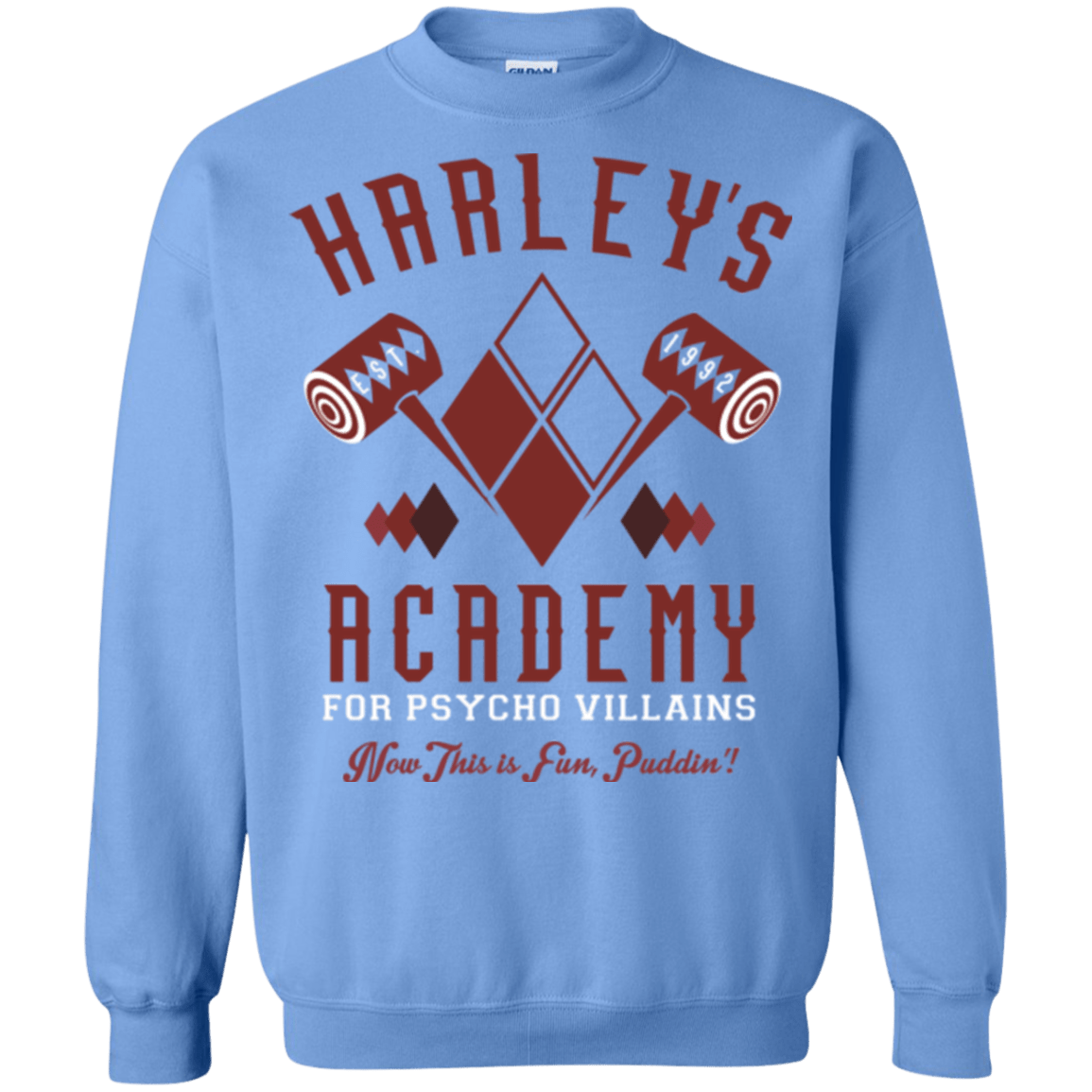 Sweatshirts Carolina Blue / Small Harley's Academy Crewneck Sweatshirt