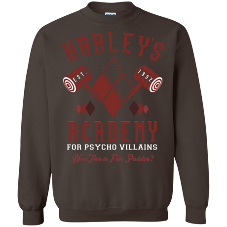 Sweatshirts Dark Chocolate / Small Harley's Academy Crewneck Sweatshirt