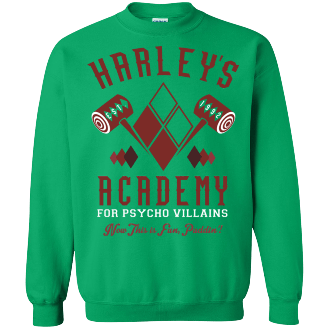 Sweatshirts Irish Green / Small Harley's Academy Crewneck Sweatshirt