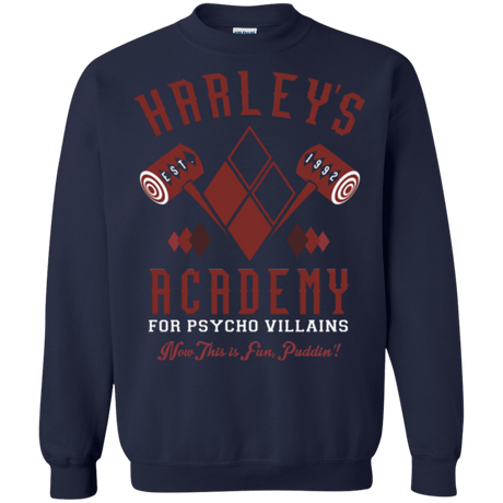 Sweatshirts Navy / Small Harley's Academy Crewneck Sweatshirt