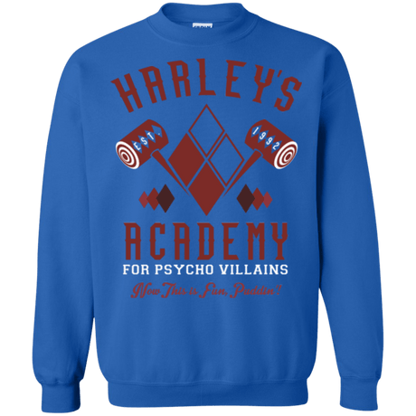 Sweatshirts Royal / Small Harley's Academy Crewneck Sweatshirt