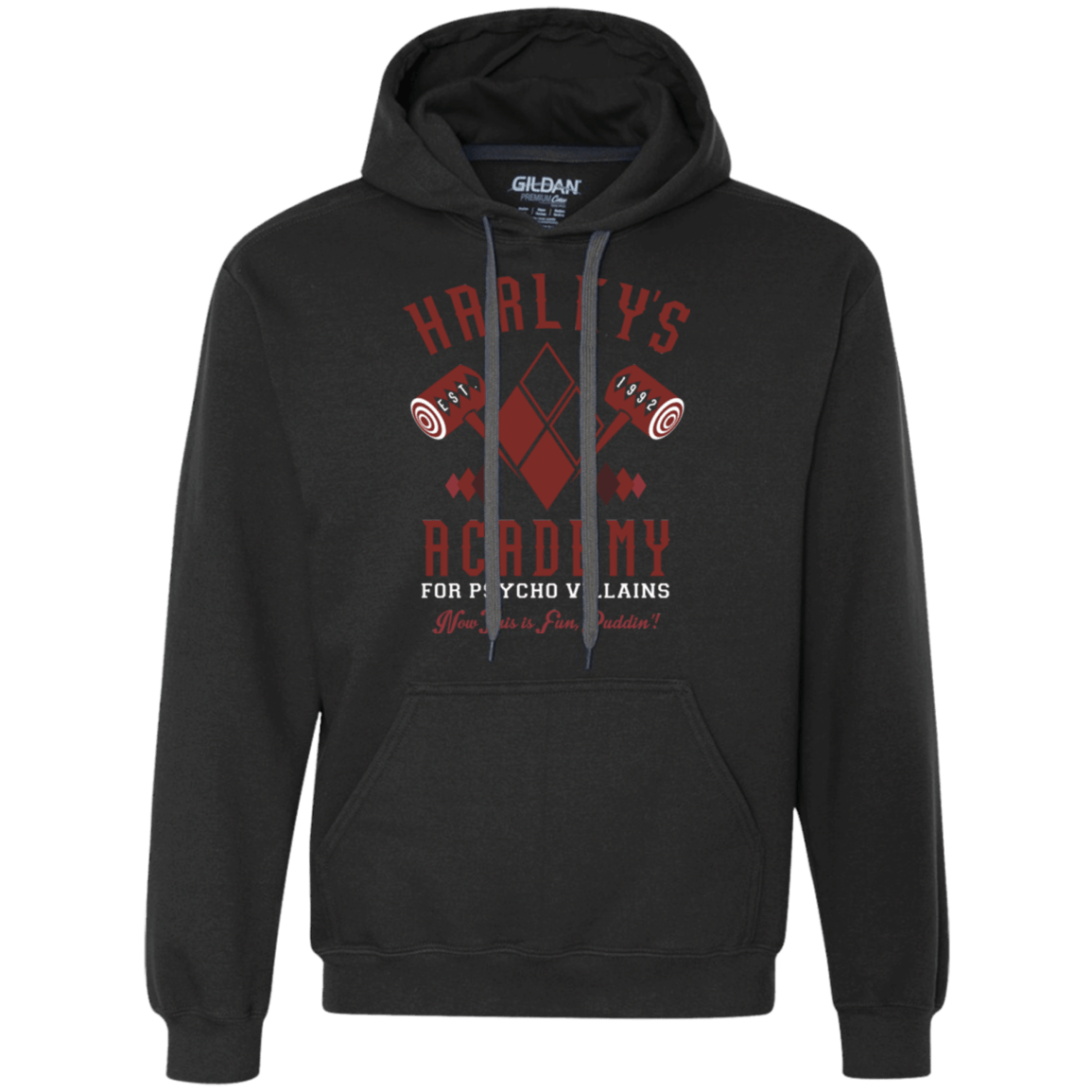 Sweatshirts Black / Small Harley's Academy Premium Fleece Hoodie