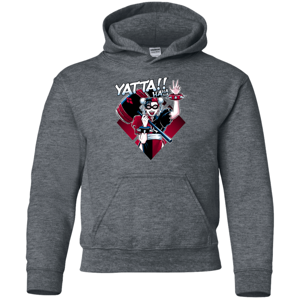 Sweatshirts Dark Heather / YS Harley Yatta Youth Hoodie