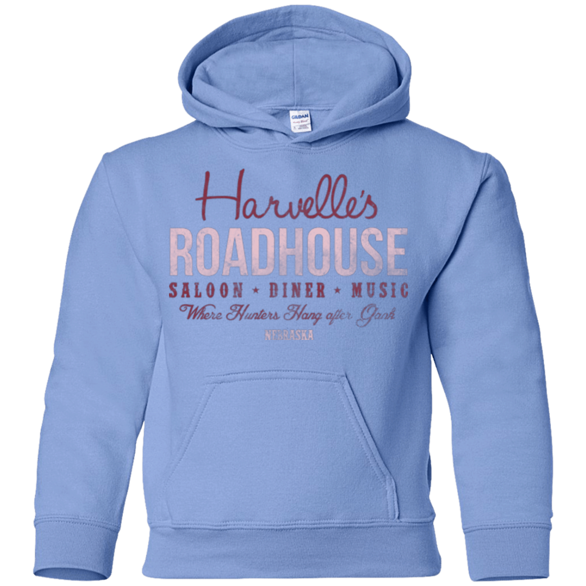 Sweatshirts Carolina Blue / YS Harvelle's Roadhouse Youth Hoodie