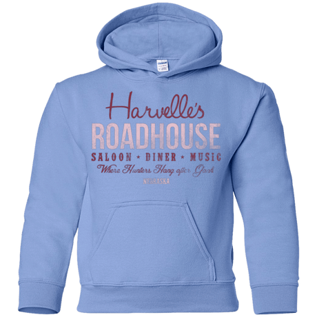Sweatshirts Carolina Blue / YS Harvelle's Roadhouse Youth Hoodie