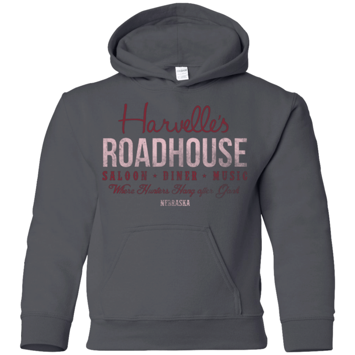 Sweatshirts Charcoal / YS Harvelle's Roadhouse Youth Hoodie