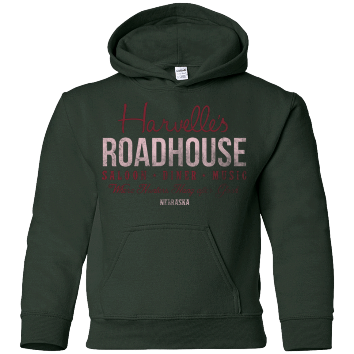 Sweatshirts Forest Green / YS Harvelle's Roadhouse Youth Hoodie