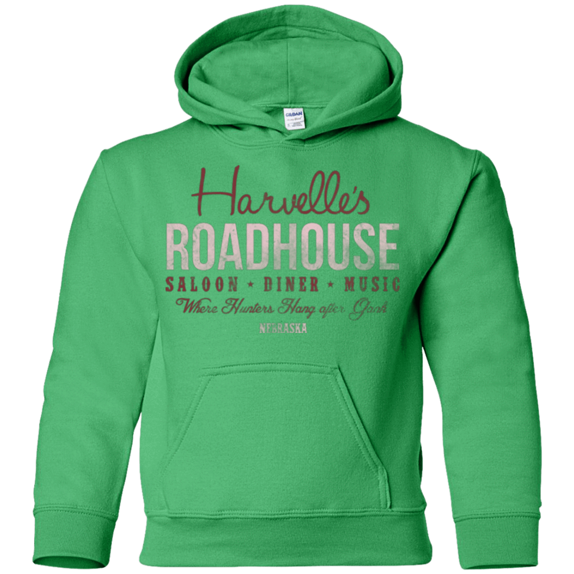 Sweatshirts Irish Green / YS Harvelle's Roadhouse Youth Hoodie
