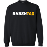 Sweatshirts Black / Small Hashtag Crewneck Sweatshirt