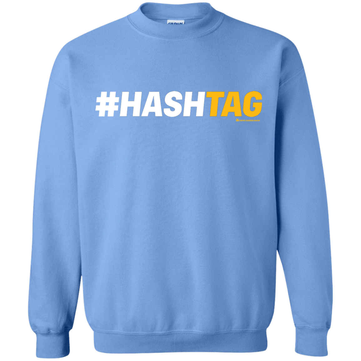 Sweatshirts Carolina Blue / Small Hashtag Crewneck Sweatshirt