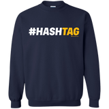 Sweatshirts Navy / Small Hashtag Crewneck Sweatshirt