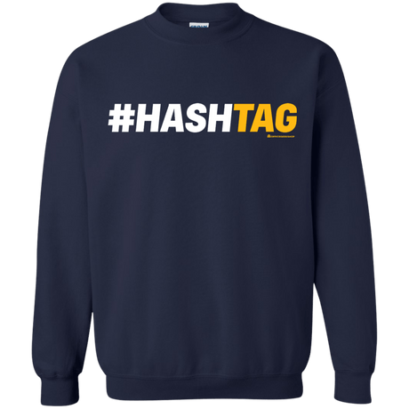 Sweatshirts Navy / Small Hashtag Crewneck Sweatshirt
