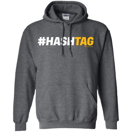 Sweatshirts Dark Heather / Small Hashtag Pullover Hoodie