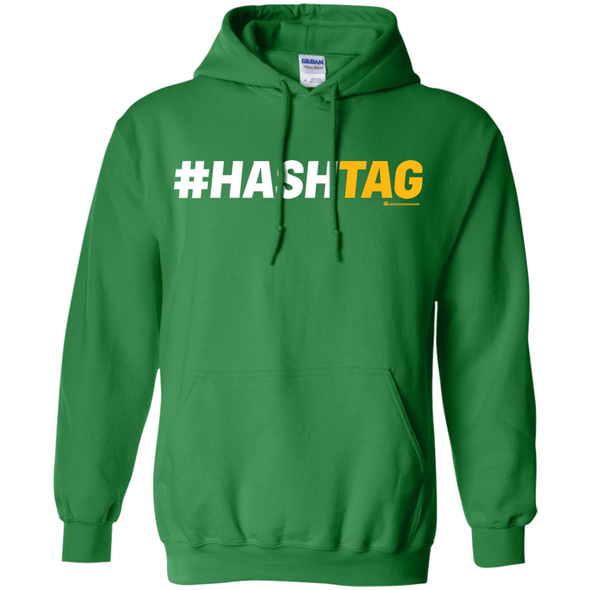 Sweatshirts Irish Green / Small Hashtag Pullover Hoodie