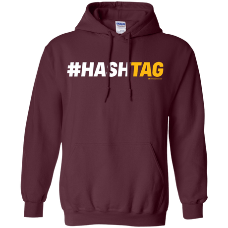 Sweatshirts Maroon / Small Hashtag Pullover Hoodie