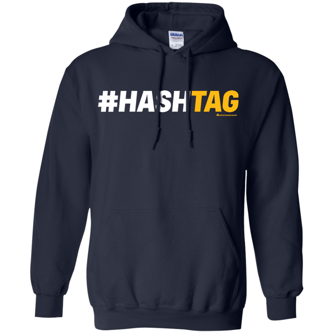 Sweatshirts Navy / Small Hashtag Pullover Hoodie