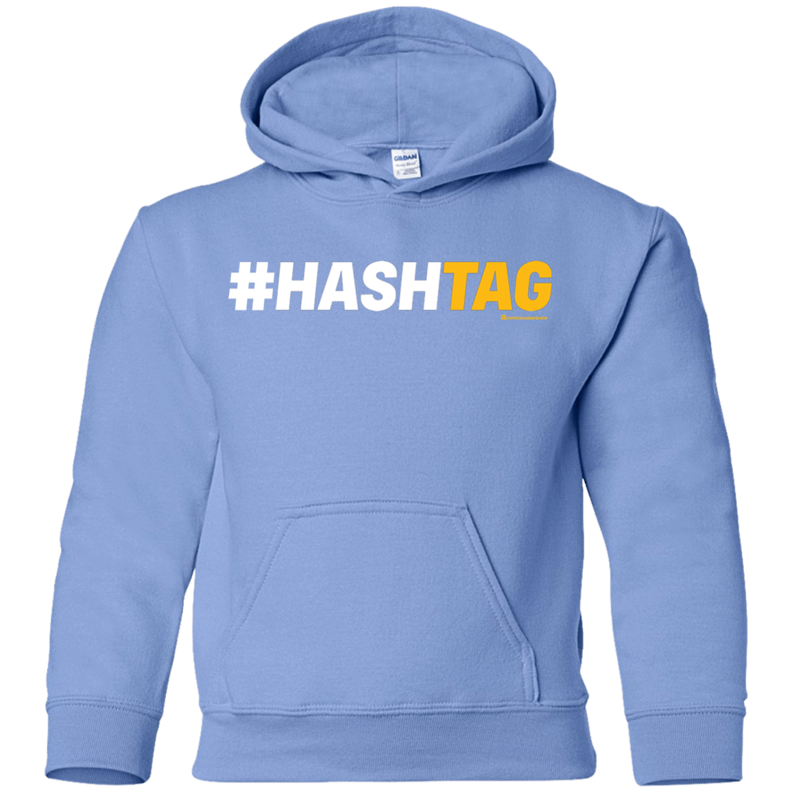 Sweatshirts Carolina Blue / YS Hashtag Youth Hoodie