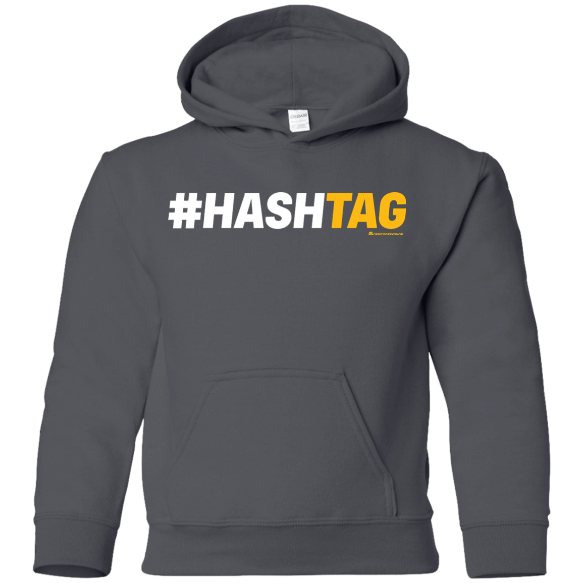 Sweatshirts Charcoal / YS Hashtag Youth Hoodie