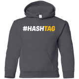 Sweatshirts Charcoal / YS Hashtag Youth Hoodie