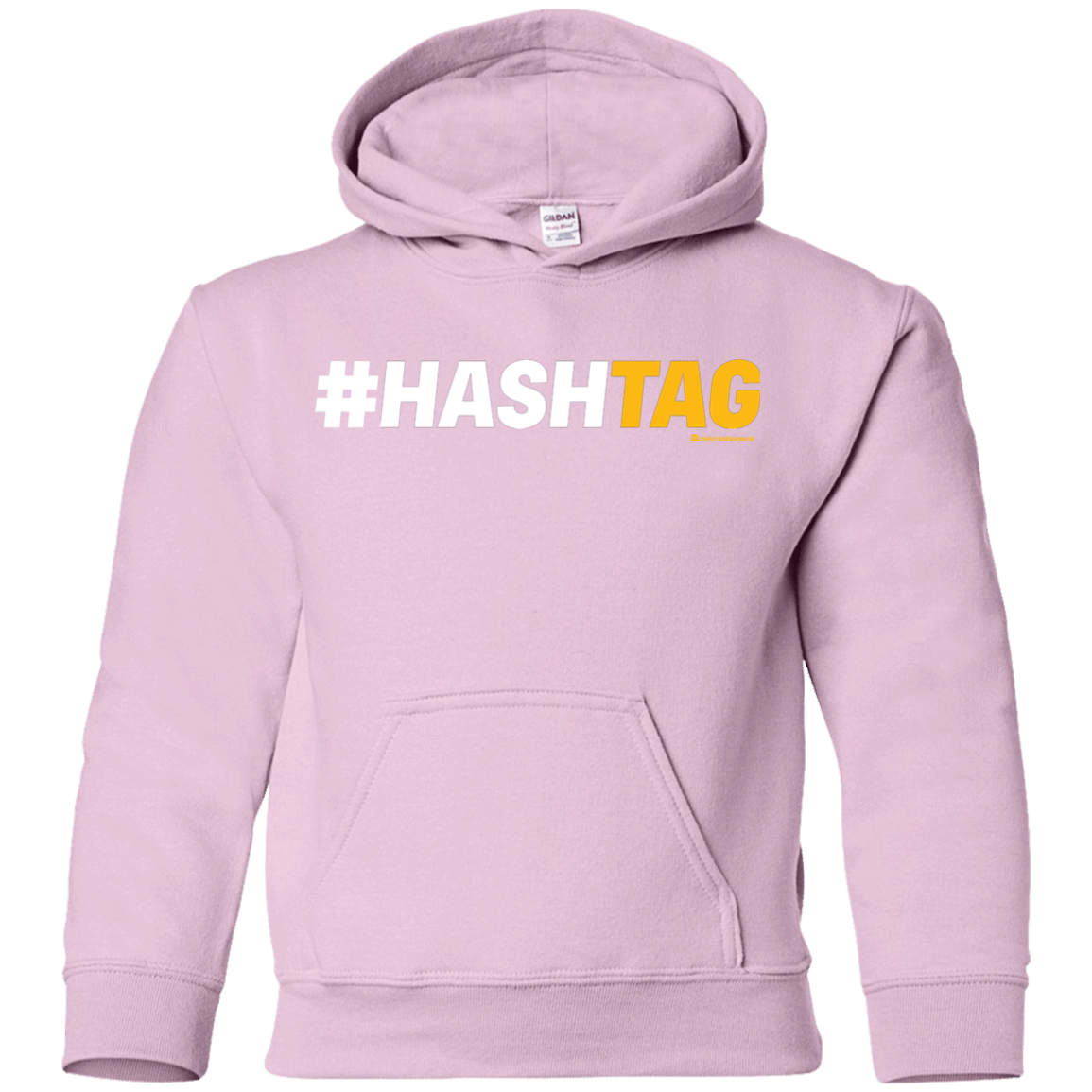 Sweatshirts Light Pink / YS Hashtag Youth Hoodie